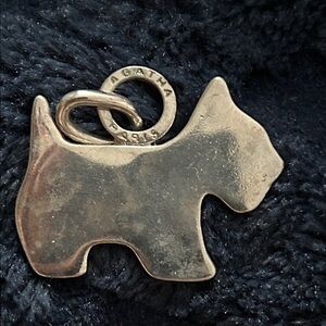 Silver Scottie Dog Charm for Collars